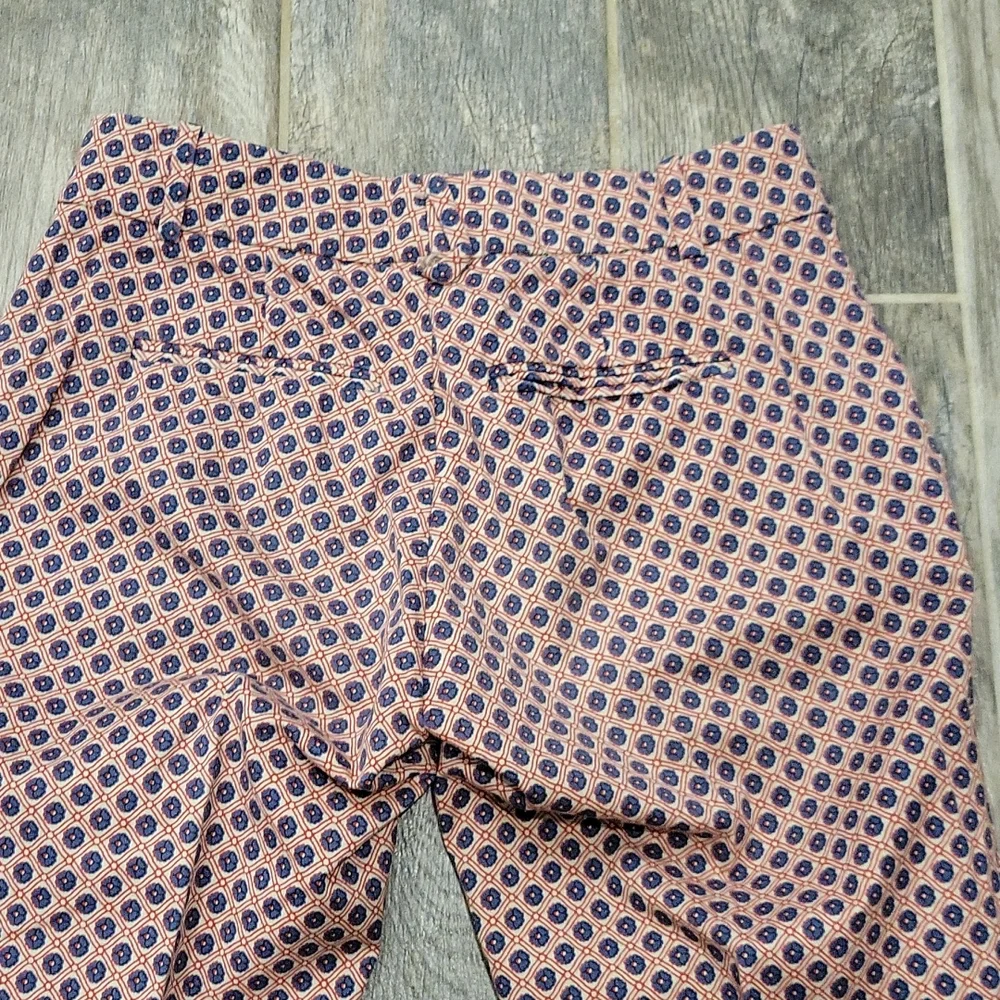 J.CREW Cafe Capri Pants Flower Print Size 00 - Picture 6 of 6